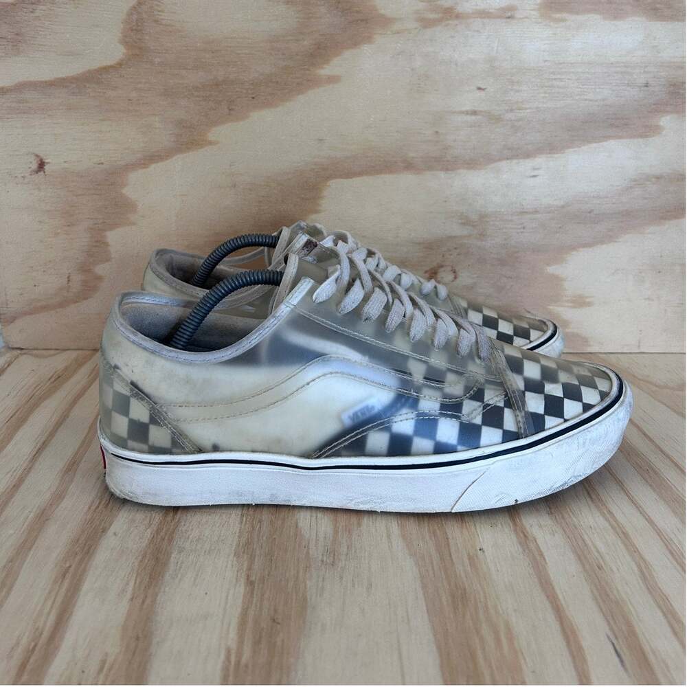 Vans Off The Wall - Comfy Cush Sheckerboard - Sneakers - Blue/White - Men's - 11